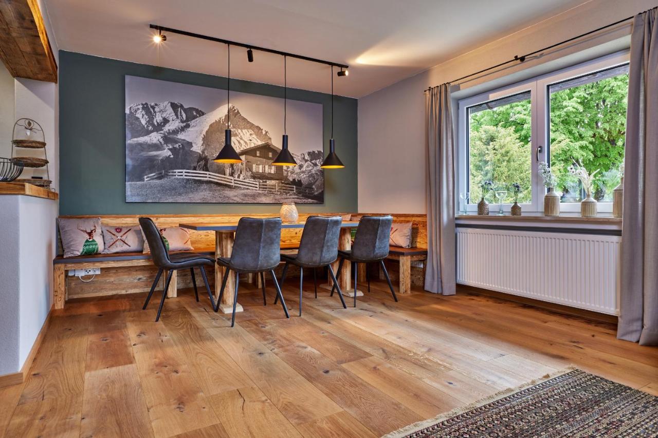 Ferienwohnung Reintal Mit Sauna Fuer 2-6 Personen 110 Qm Garmisch-Partenkirchen Ngoại thất bức ảnh